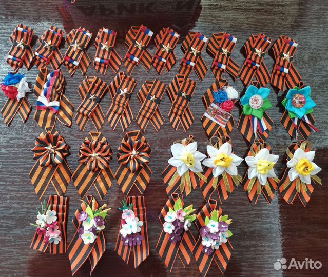 Георгиевская лента броши