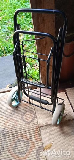 Тележка хозяйственная на колесах без сумки