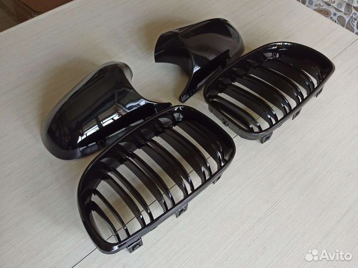 Бмв Е81 Е87 Е82 Е88 рест ноздри и накладки зеркал