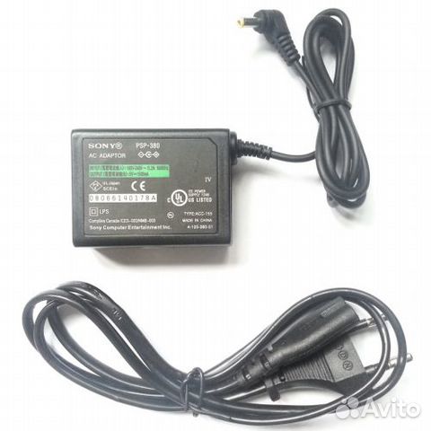 Блок Питания 5V-1,5A для Sony PSP 1000 /2000 /3000