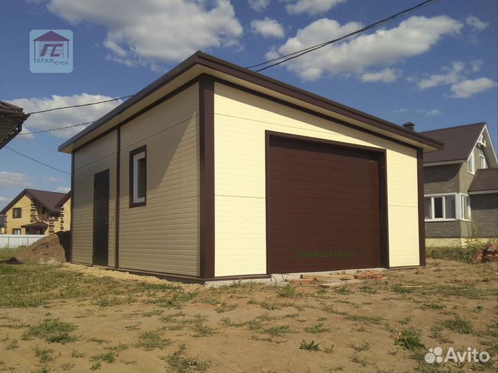 Строительство гаражей из сэндвич панелей под ключ