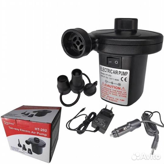 Насос электрический от сети и прикуривателя