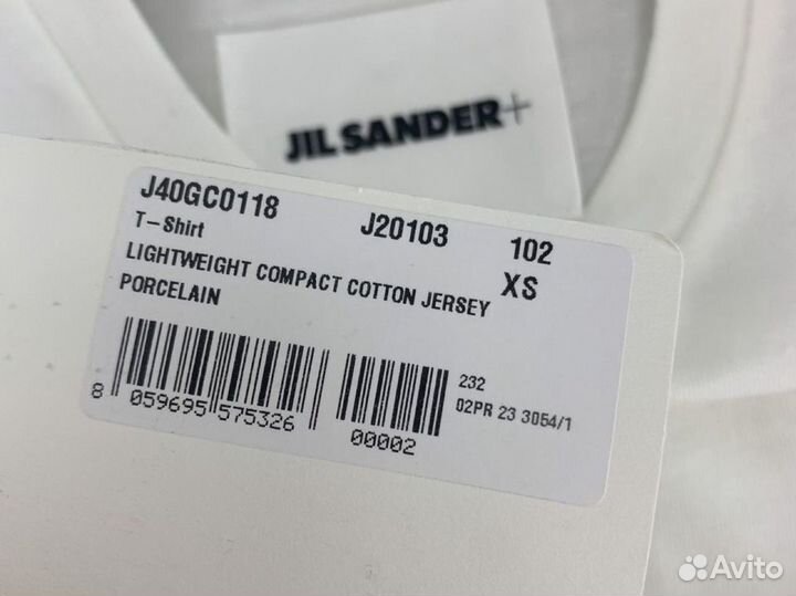 Jil sander футболка оригинал новая xs