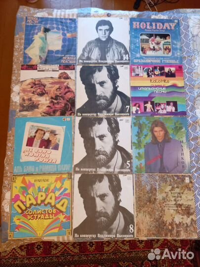 Виниловые пластинки СССР от