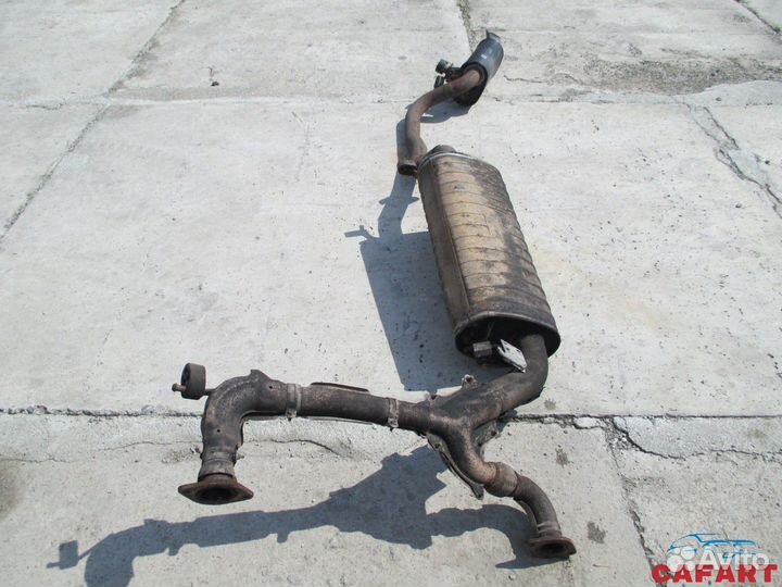 Глушитель nissan patrol Y62 VK56VD