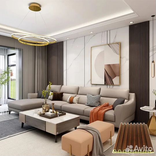 Реечные стеновые панели из Бамбука опт