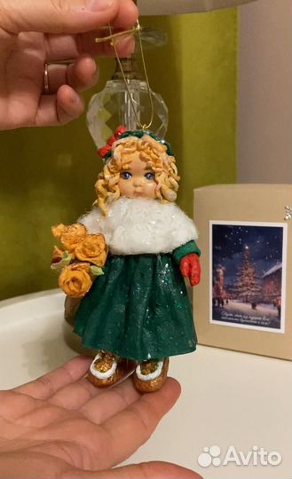 Ватные игрушки ручной работы