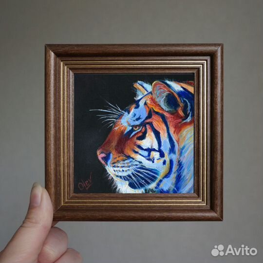 Картина маслом в раме 