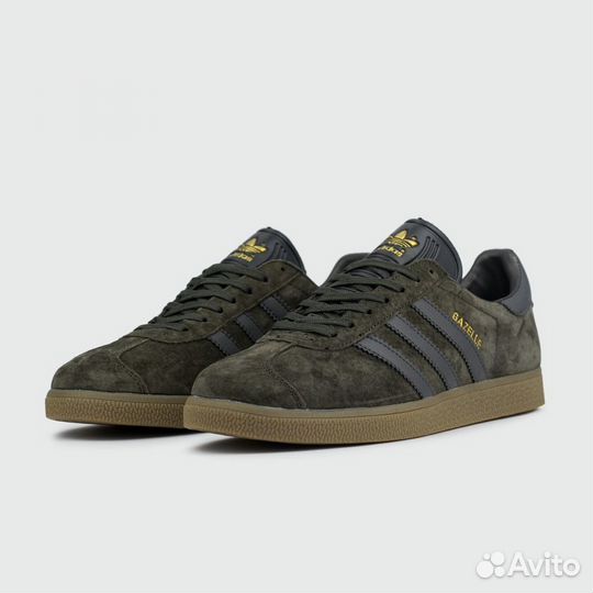 Кроссовки Adidas Gazelle Dark Grey / Gum