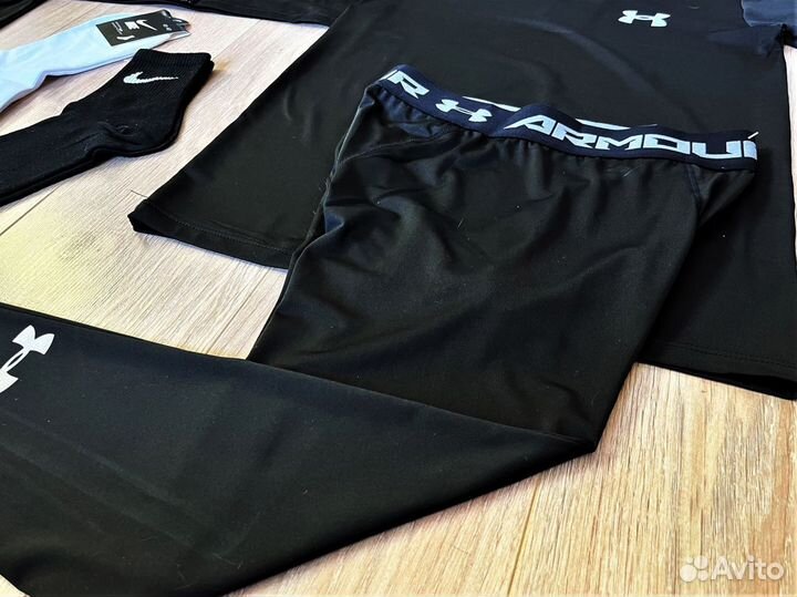 Рашгард Under Armour Black - 5/1, 2/47