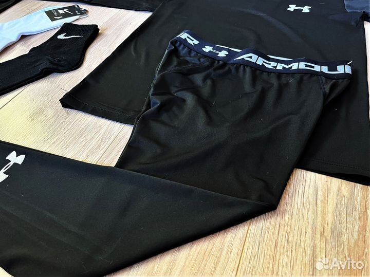 Рашгард Under Armour Black - 5/1, 2/316