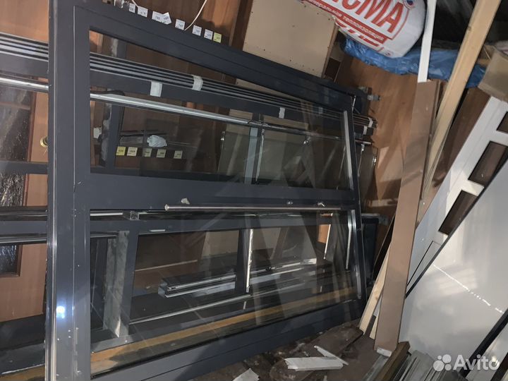 Алюминевая тёплые дверь