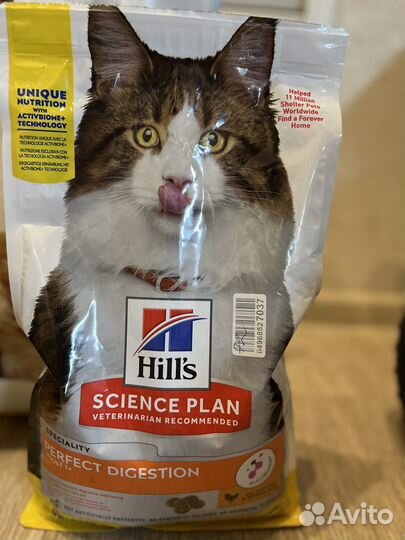 Корм для кошек hills