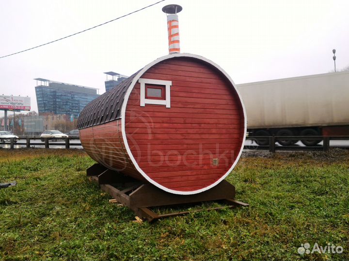 Баня бочка