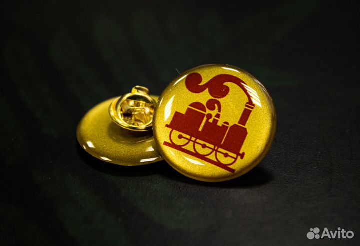 Значок студенческий (заливной) Проводник / соп