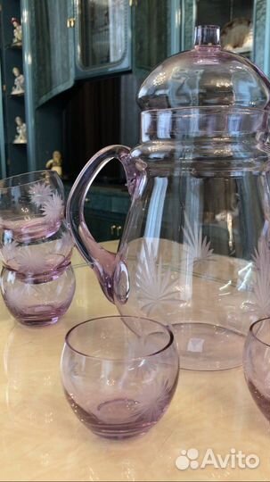 Кувшин СССР и 7 бокалов