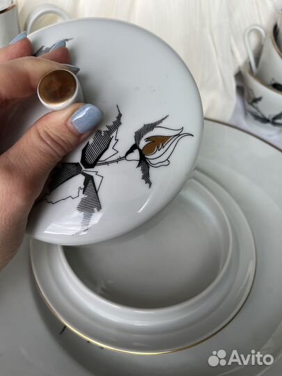 Кофейный сервиз ГДР Freiberger