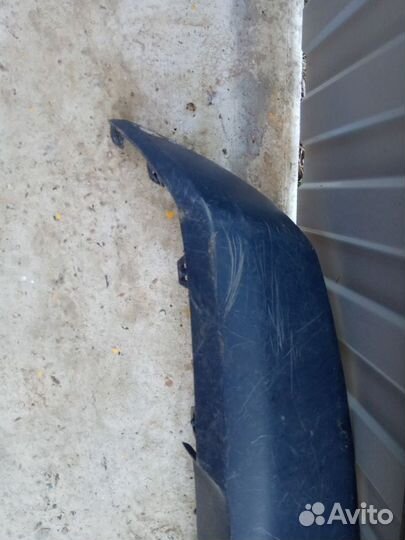 Накладка заднего бампера Renault megane 2 Зад