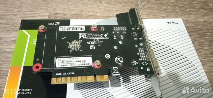 Продам видеокарту Palit GeforceGT730 2GB