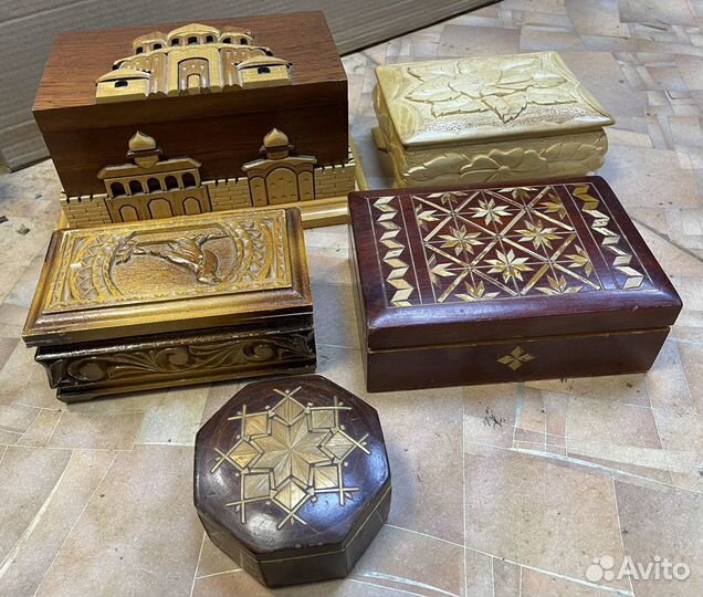 Резные шкатулки
