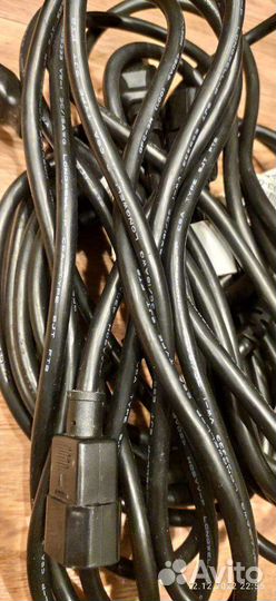 Удлинитель питания IEC C13 - C14 3x1mm 3м