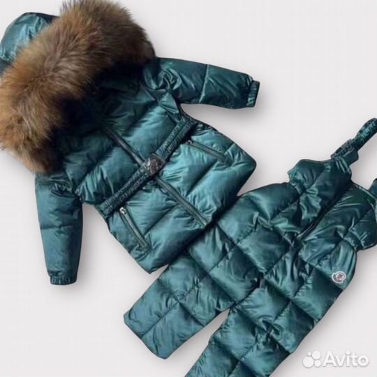 Костюм Moncler изумрудный