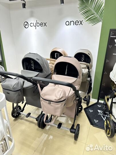 Коляска anex e type 2 в 1 2023 года gothic