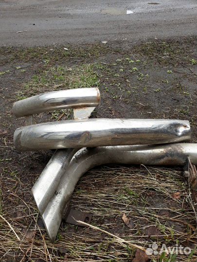 Защита заднего бампера toyota prado 120