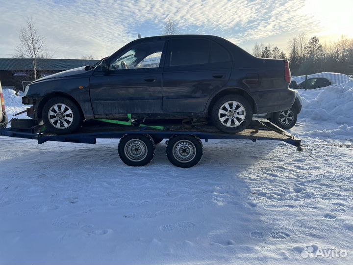 Hyundai accent в разборе