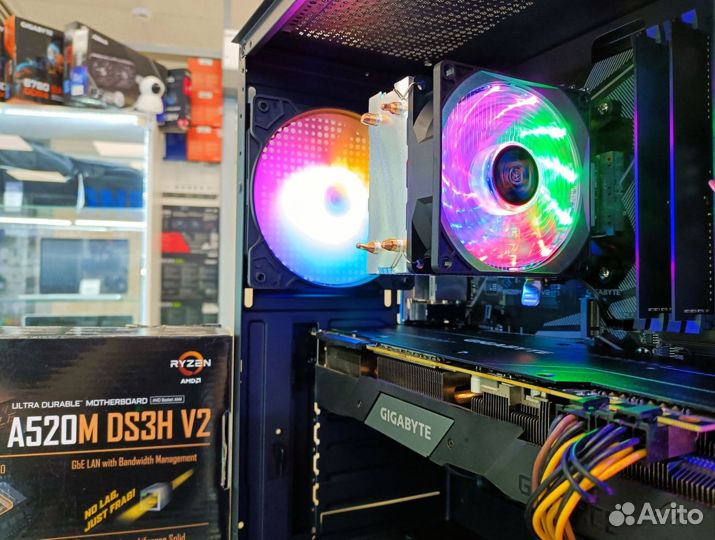 Игровой пк Ryzen 5600 16gb 1tb SSD RTX 2070 Super