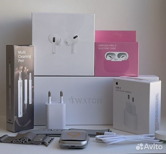AirPods + Apple Watch / Гарантия 90 дней