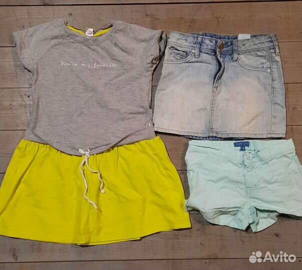 Одежда для девочки пакетом 116 122