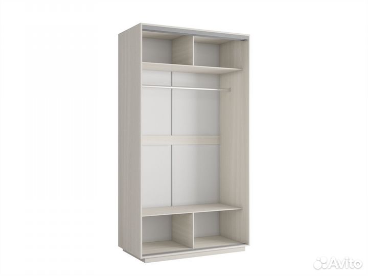 Шкаф-купе 2-х дв, зеркало. Ширина 120-160 см