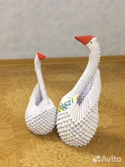 Оригами -лебедь