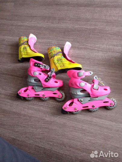 Роликовые коньки детские раздвижные