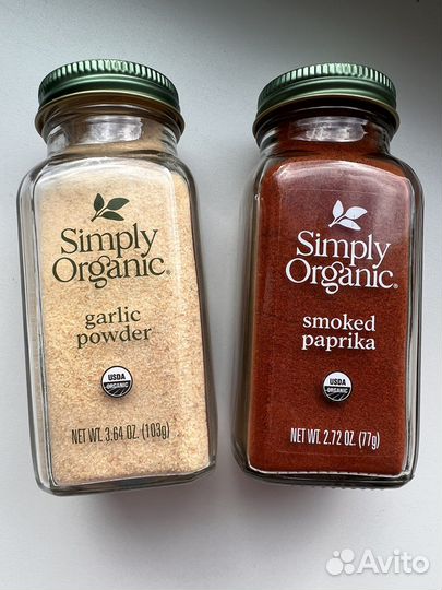 Специя Simply Organic Паприка и Чеснок