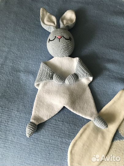 Детский плед зайка