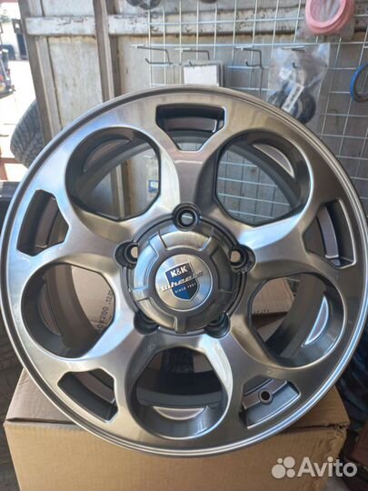 Диски R16 5x139.7 K&K Линкс дарк платинум