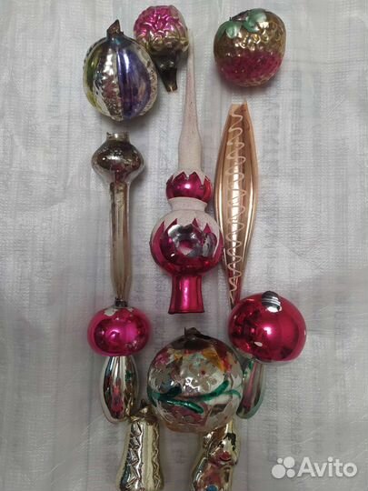 Елочные игрушки СССР в реставрацию