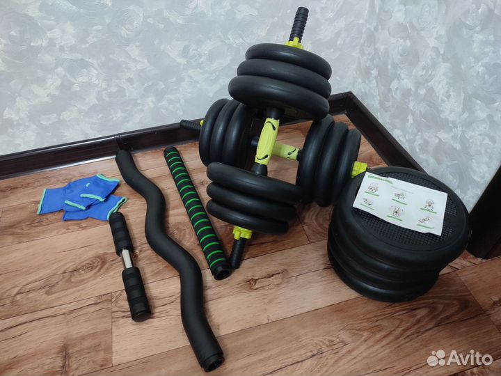 Спорт комплект гантелей для дома