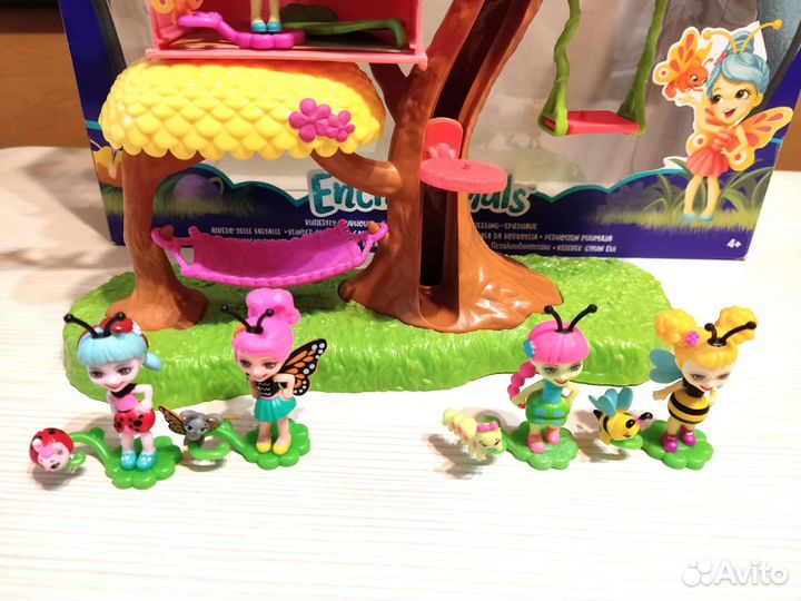 Игровой набор Enchantimals Домик Бабочки+доп