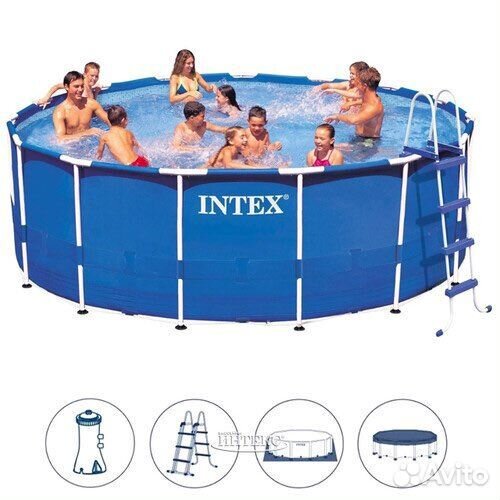 Каркасный бассейн intex