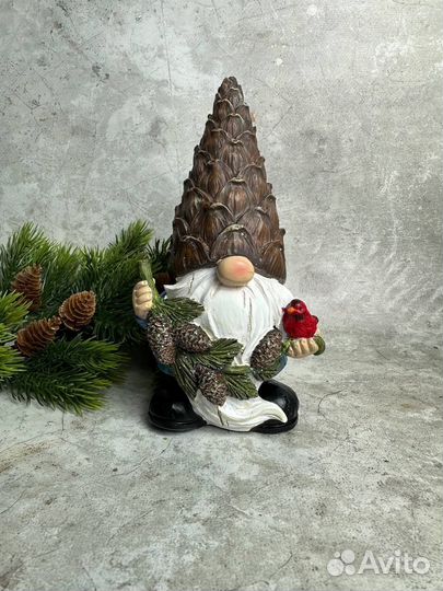 Силиконовая форма Гном большой 20см