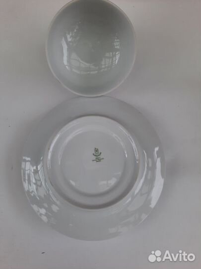 Масленка ГДР, тарелки Хайта, масленка новая