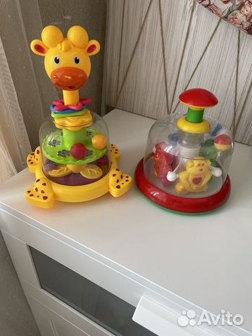 Игрушка спираль для коляски, юла