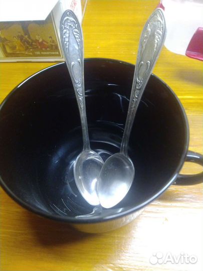 Ложки кофейные серебро