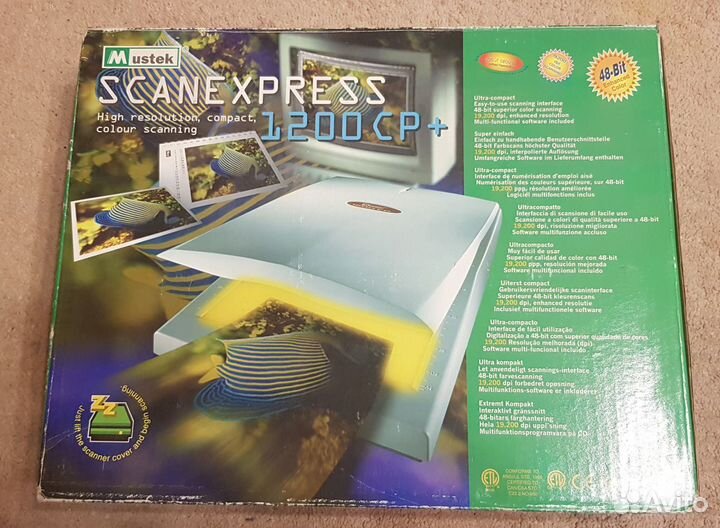Планшетный сканер Mustek ScanExpress 1200 CP+
