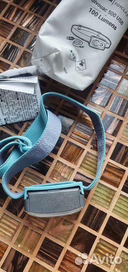 Фонарик налобный аккумуляторный