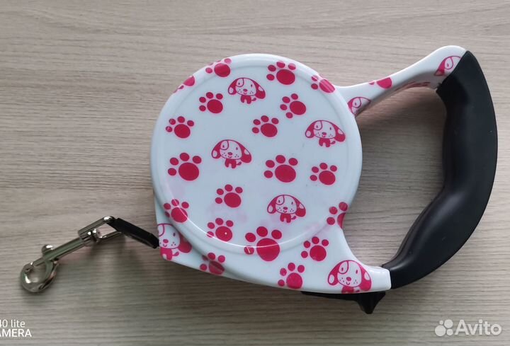 Поводок рулетка для собак 5м до 15кг