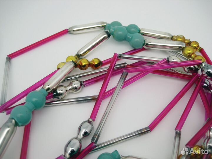 Бусы из стекляруса. 280 см. СССР. Винтаж